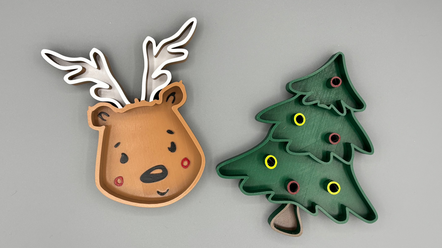 Vulvormen set kerst