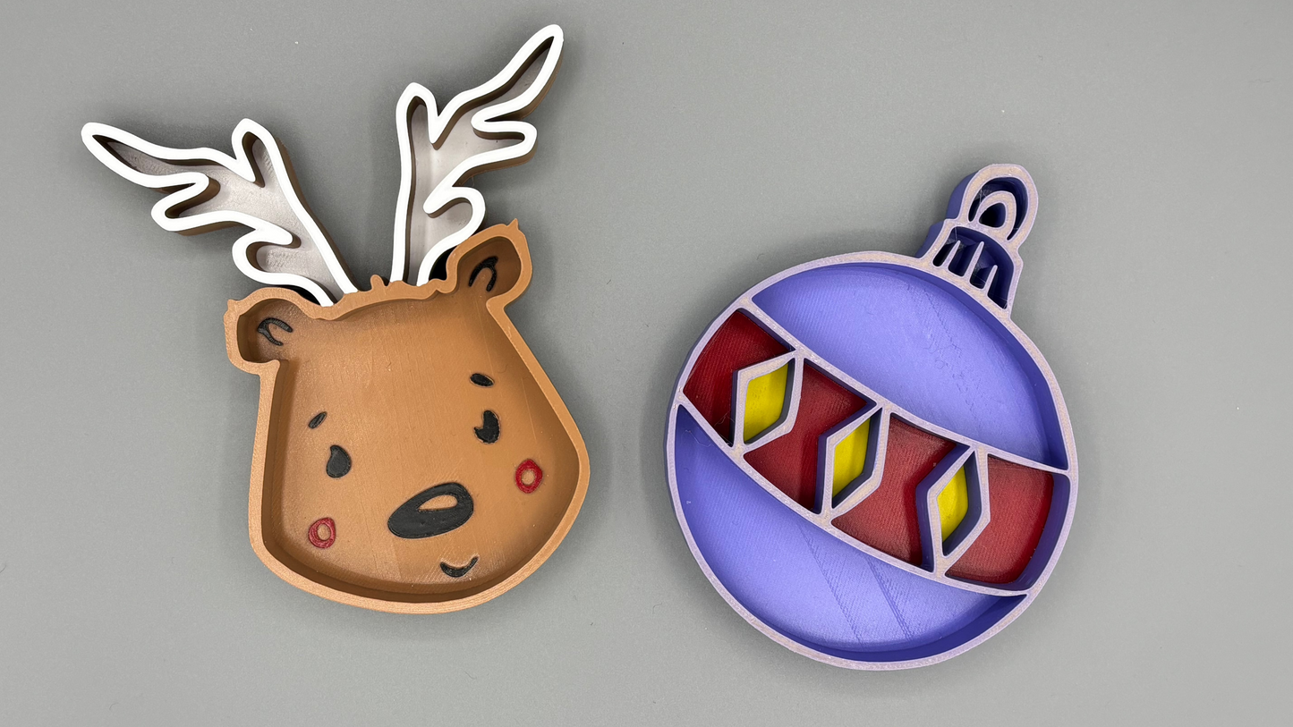 Vulvormen set kerst