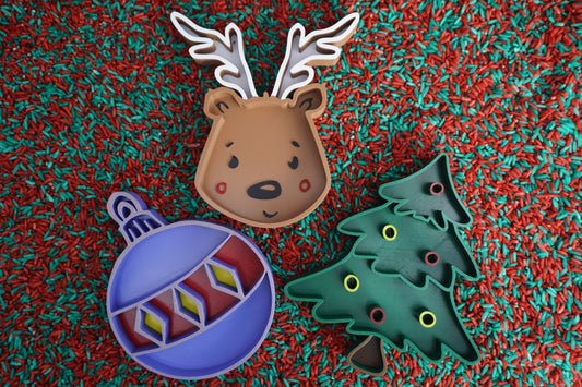 Vulvormen set kerst